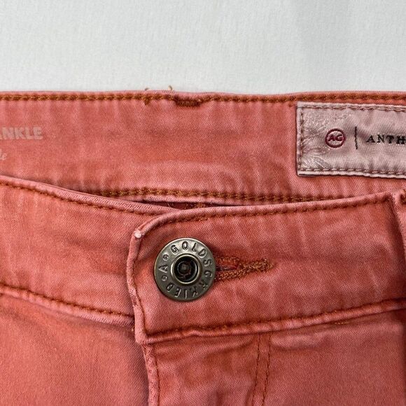 Anthropologie AG The High Rise Abbey Ankle Super Skinny Sateen Jean - Picture 6 of 13